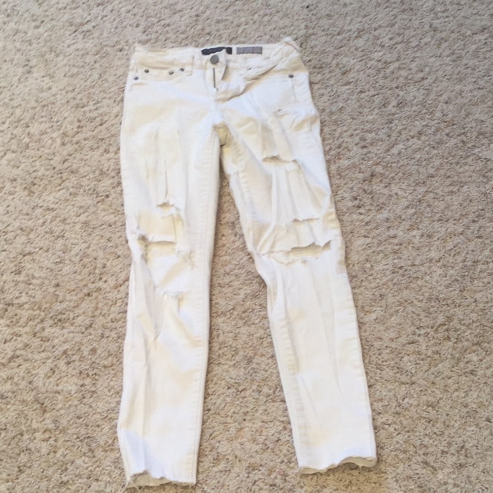 Aeropostale white jeggings